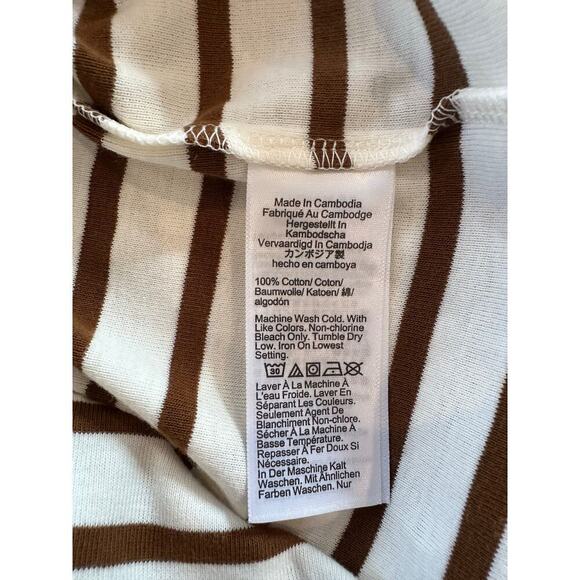 JCrew New perfect-fit short-sleeve T-shirt in stripe - Picture 5 of 5